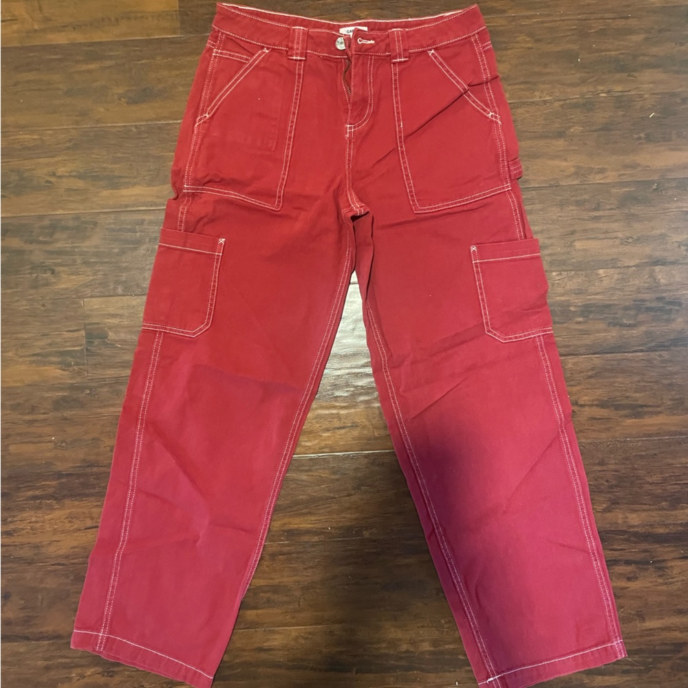 Cargo Pants (Red, Garage, Size 5)